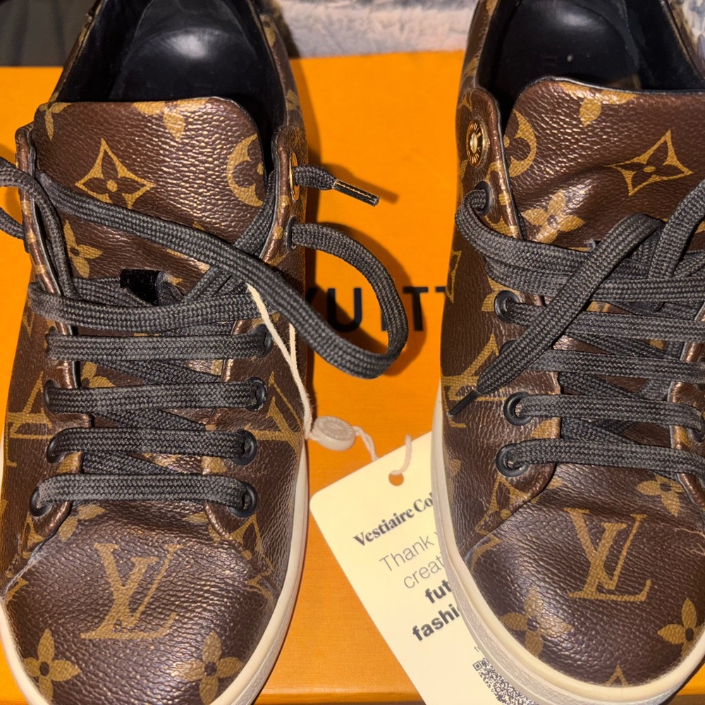 Louis Vuitton Brown Monogram Sneakers
